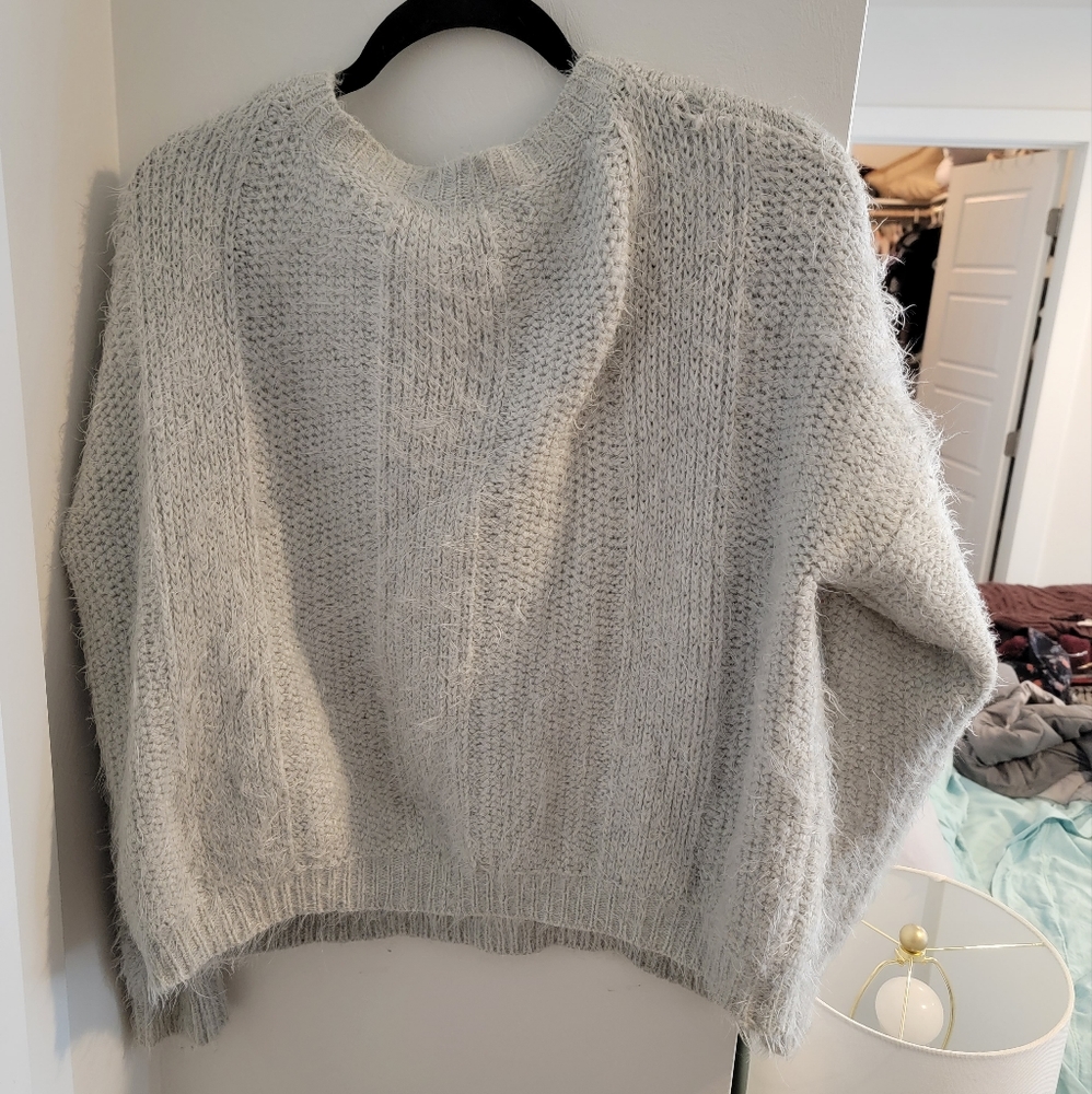 Gray sweater